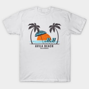 Avila Beach California Retro Vintage T-Shirt